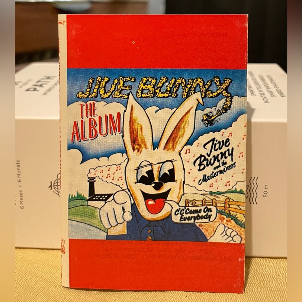 THE ALBUM by JIVE BUNNY and the MASTERMIXERS (CASSETTE, 1989)